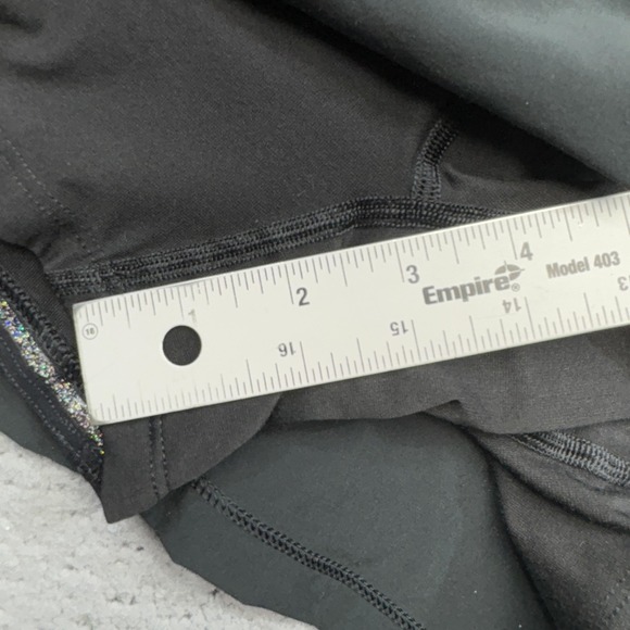 Lululemon Athletic Skirt Skort Womens 4 Black Built-In Shorts Drawstring Pocket - Picture 3 of 8